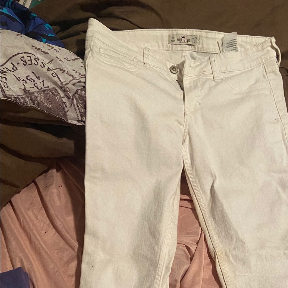 White jeans